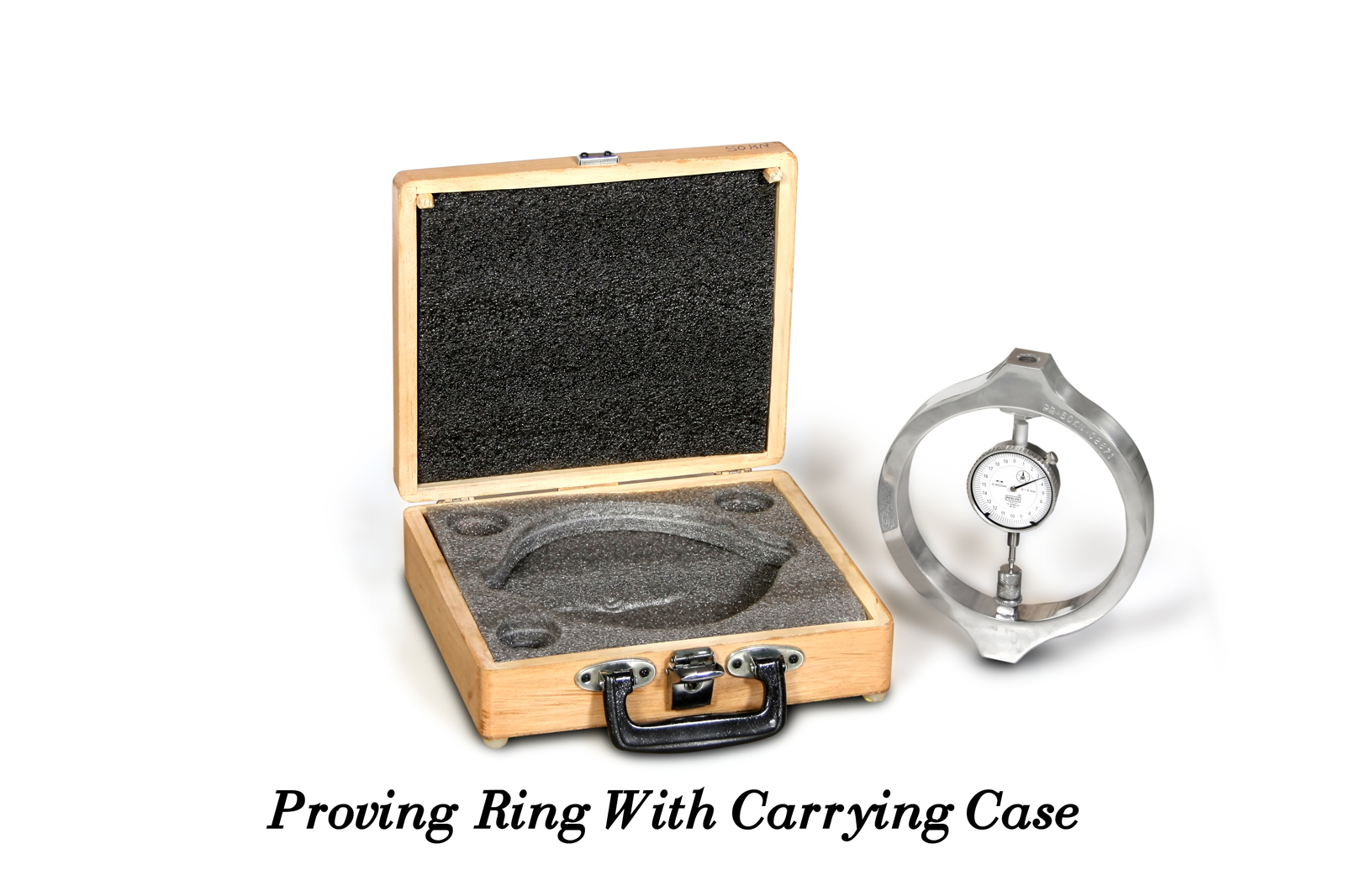 PROVING RING-COMPRESSION TYPE-25 KN - WITH DIAL GAUGE